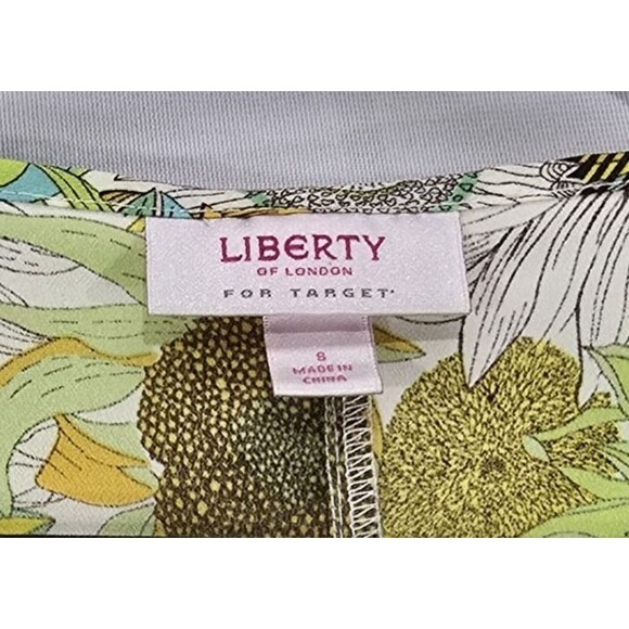 Liberty of London Target Womens Top Ruffled Floral Tunic Bloomcore Cottage Sz S - Picture 3 of 10